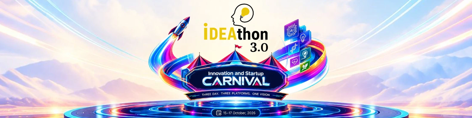 IDEAthon 3.0 Innovation and Startup Carnival banner